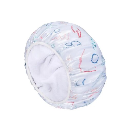 Shower Caps, Triple Layer Large Shower Cap for Women, Reusable Shower Caps for Long Thick Hair