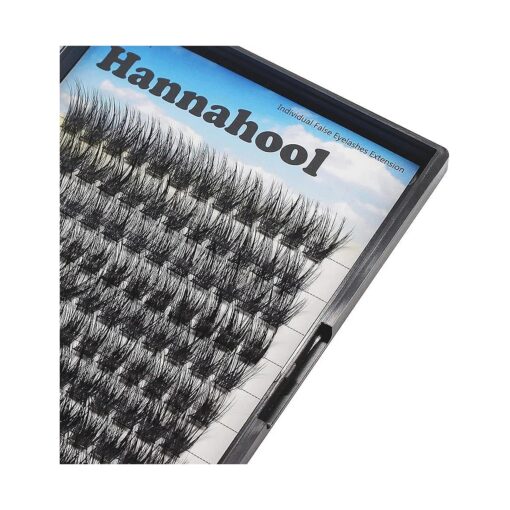 Large Tray,10-20mm to Choose DIY Eye Lashes Extensions 120 Cluster Wide Stem Eyelashes Soft and Lightweight Individual False Eyelashes Dramatic Look ( 16mm )