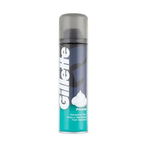 Gillette Classic Sensitive Skin Men 's Shaving Foam, 200ml