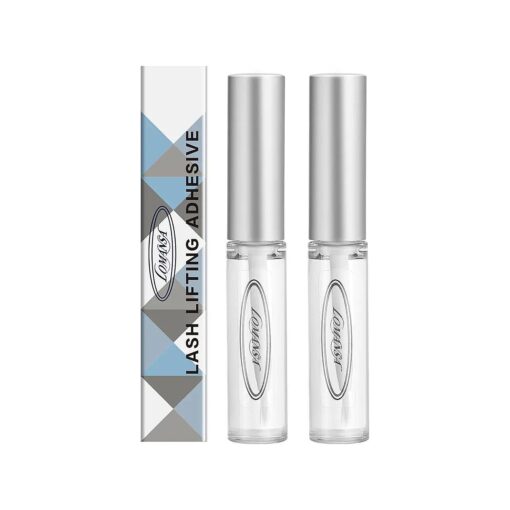 Lash Lift Glue 2PCS, Eyelash Lift Glue Adhesive Perming Rod Strong Fix Glue for Lashes and Brows Curl