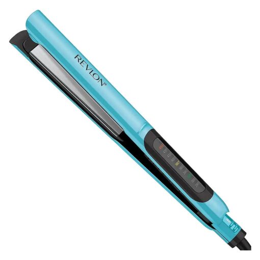 Revlon Lasting Brilliance Digital Hair Flat Iron | Fast, Smooth and Shiny Styling, ( 1 in )