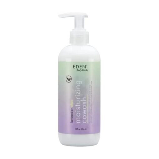 EDEN BodyWorks Lavender Aloe Moisturizing Cowash - Cleansing Conditioner, Detangler & Natural Curly Hair Cowash for All Hair Types - Color Safe Frizz Management - 12 Oz .