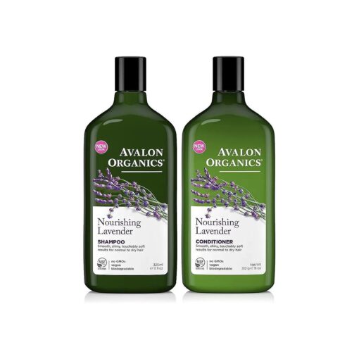 Avalon Organics Lavender Nourishing Shampoo & Conditioner Duo, 11 oz