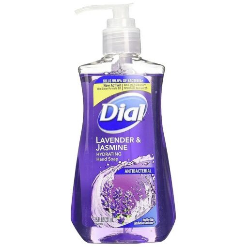 Dial Lavender & Twilight Jasmine Antibacterial Hand Soap With Moisturizer 7.5 Ounce ( 2 Pack )