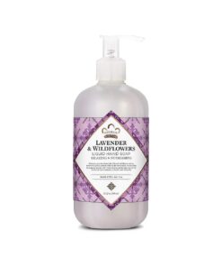 Nubian Heritage Liquid Hand Soap for Dry Hands Lavender and Wildflowers Cruelty-Free Skin Care 12.3 oz, 2090611