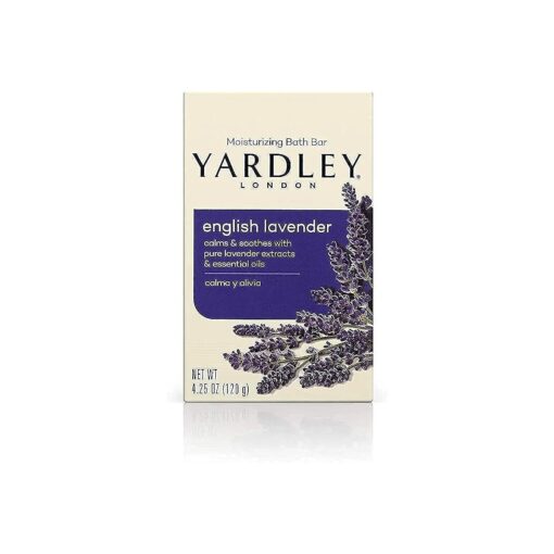 Yardley London English Lavender with Essential Oils Soap Bar, 4.25 oz Bar ( Pack of 10 )