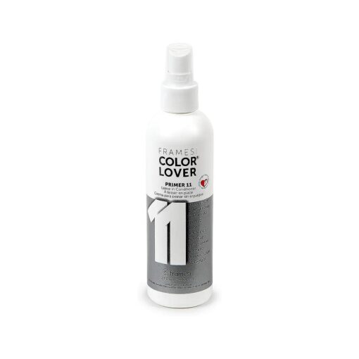 Framesi Color Lover Primer 11 Leave In Conditioner, 8.5 fl oz, Heat Protectant Spray for Hair, Color Treated Hair