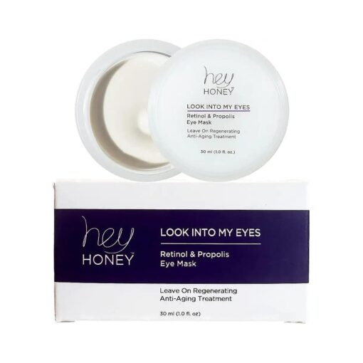 Hey Honey Look Into My Eyes Retinol And Propolis Eye Mask | Provide Intense Hydration and Brightening Benefits To Tired and Stressed Under Eyes Area .1 oz .