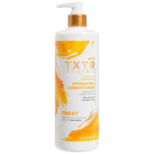 Cantu Txtr By Leave-in + Rinse Out Hydrating Conditioner - 16 Fl Oz, 16 Oz