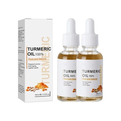 2PCS New Turmeric Dark Spot Corrector Serum, Natural Turmeric Dark Spot Corrector Serum for Face, Skin Care Moisturizing Serum