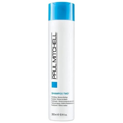 Paul Mitchell Shampoo Two, Clarifying, Removes Buildup, For All Hair Types, Especially Oily Hair 10.14 fl, oz .