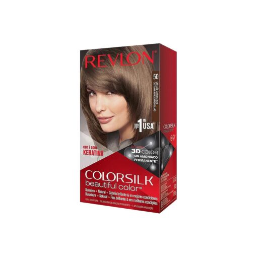 ColorSilk Haircolor, Light Ash Brown ( pack of 3 )