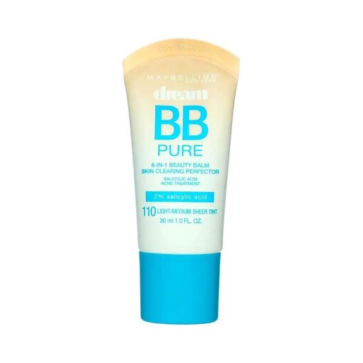 New York Dream Pure BB Cream 8-in-1 Skin Clearing Perfector, Light/Medium 1 oz ( Pack of 2 )