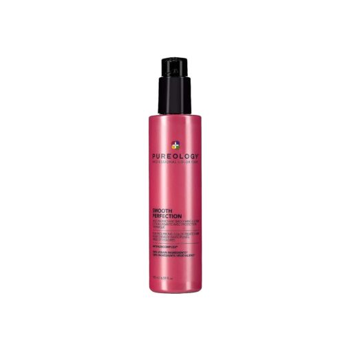 Pureology Smooth Perfection Lightweight Anti-Frizz Smoothing Lotion | Heat Styling Protection | Vegan