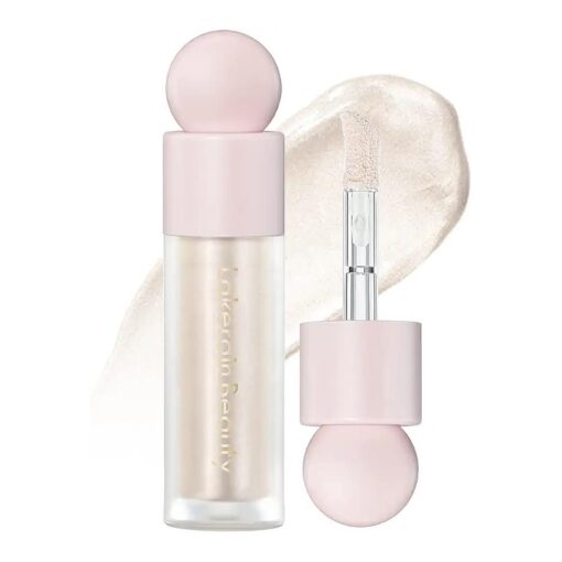 Erinde Liquid Highlighter Makeup, Face Highlighter Bronzer Makeup Stick, Natural Glossy Finish, Lightweight Blendable Silky Smooth Cream Face Illuminator Makeup, Cruelty-free, 01 # MOONLIGHT