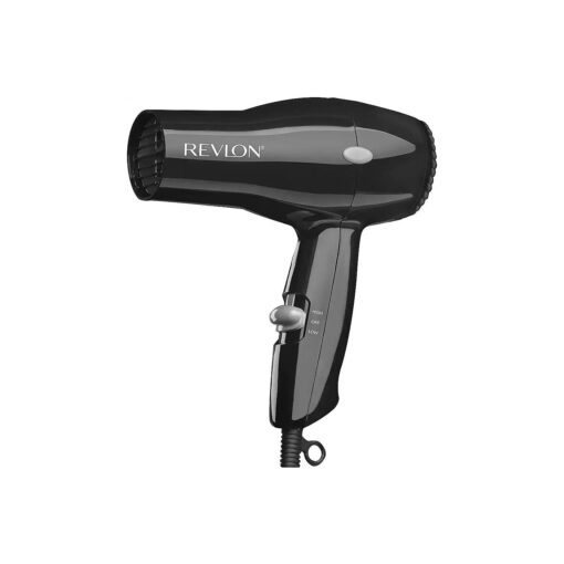 Revlon Compact Hair Dryer | 1875W Lightweight Design, Perfect for Travel, ( Black )