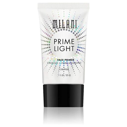 Milani Prime Light Strobing + Pore Minimizing Face Primer - Vegan, Cruelty-Free Face Makeup Primer to Color Correct Skin & Reduce Appearance of Pores