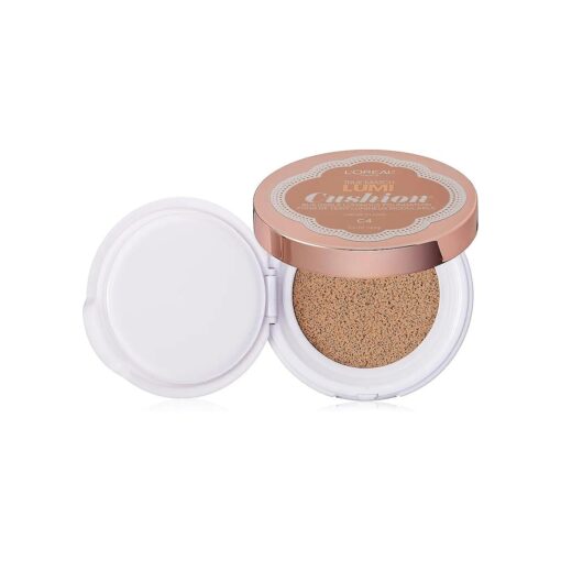 L'Oreal Paris True Match Lumi Cushion Foundation, C4 Shell Beige, 0.51 oz .