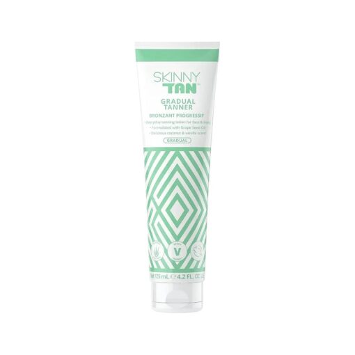 Gradual Tanner - Lightweight, Fast-Absorbing Formula - Delicious Coconut and Vanilla Scent - Enriched with Aloe Vera and Guarana - Nourishes and Hydrates Skin - 4.2 oz Bronzer