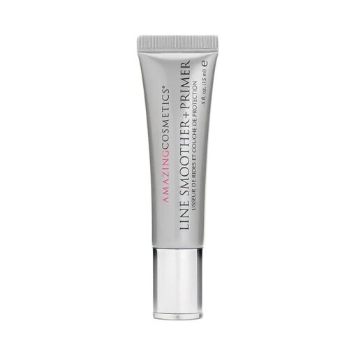 AmazingCosmetics Line Smoother Primer, Lightweight, Long Lasting, Hydrates, Smooths, Fills in Pores and Fine Lines, Natural Satin Finish, Vegan