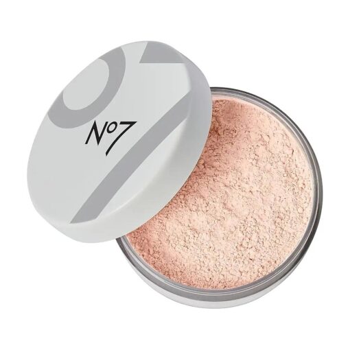 No7 Flawless Finish Loose Powder - Translucent - Loose Finishing Powder - Makeup Setting Powder with Matte Finish for All Skin Tones - All Skin Types Including Oily Skin