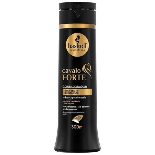 Haskell - Linha Cavalo Forte - Shampoo Forca e Brilho 300 Ml - ( Strong Horse Collection - Strength and Shine Shampoo 10.14 Fl Oz )