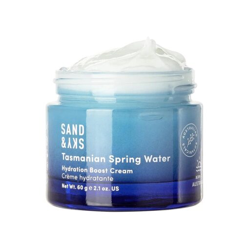 Tasmanian Spring Water Hydration Boost Cream, Water-based Hydrating Cream with Hyaluronic Acid, Lightweight Moisturizer