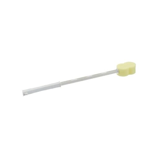 Sammons Preston Bath Sponge, Lightweight Long Handled Washer and Scrubber for Bath and Shower, Extended Reacher Cleaning Aid for Limited Range of Motion, Contour