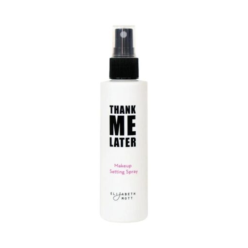 Elizabeth Mott Thank Me Later Face Makeup Setting Spray for Oily Skin - Weightless, Hydrating, Matte Dewy Glow Finishing Spray, Cruelty Free Long-Lasting Power Grip Formula, 95ml