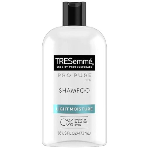 TRESemme Pro Pure Shampoo For Daily Moisture Light Moisture Paraben Free, Dye Free Shampoo 16 oz