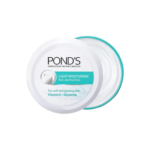 Pond 's Light Moisturiser | Non-Oily Fresh Feel With Vitamin E+ Glycerine | 150ml ( 5.1 Fl Oz )