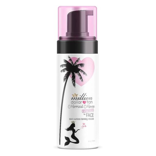 Mermaid Mousse by Million Dollar Tan - Extreme Face - 4 oz - Get a Back From the Beach Tan Without the Sun