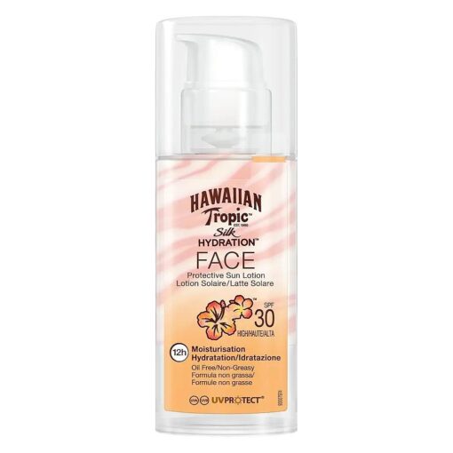 Hawaiian Tropic Silk Hydration Faces Lotion, SPF 30, 1.7 oz