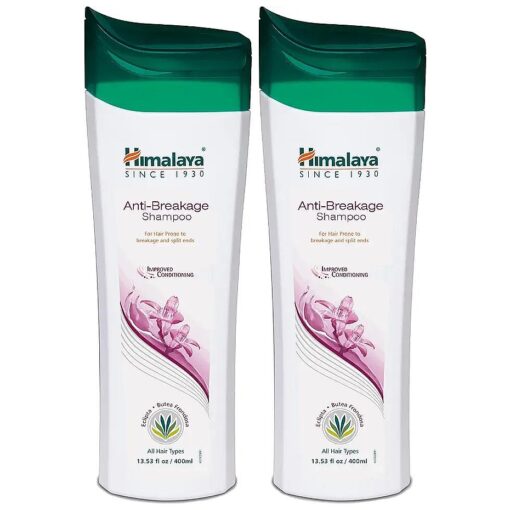 Himalaya Anti- Breakage Shampoo, Repairs Damaged, Brittle Hair and Split-ends, 13.53 oz/400 ml, Pack of 2