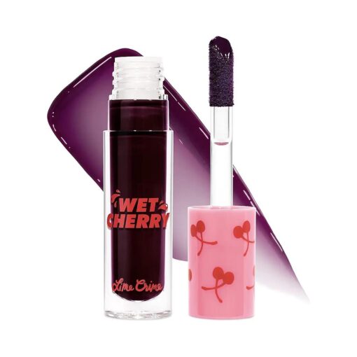 Lime Crime Wet Cherry Lip Gloss, Black Cherry ( Deep Red Black ) - Cherry Scented Lightweight, Plumping & Comfortable Ultra Glossy Sheen That Wo n't Stick - Wo n't Bleed or Crease - Vegan Makeup