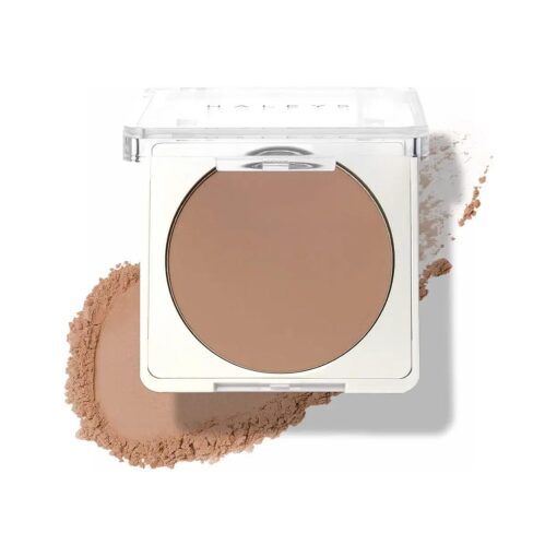 HALEYS Re-sculpt Smoothing Contour Powder ( Light ) Lightweight, Non-Caking, Nourishing & Skin-Softening, Infused with Shea Butter & Chamomile Flower Water to Soothe Skin