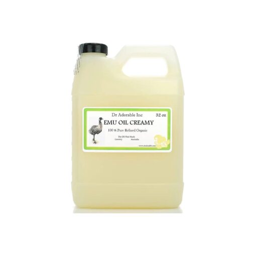 Dr Adorable - 32 oz - Creamy Emu Oil - 100 % Pure Natural Organic