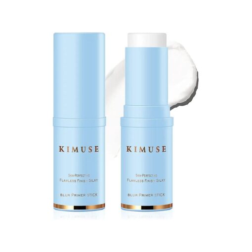 KIMUSE Primer Face Makeup Blur Primer Stick, Lightweight, Smooths, Long-Lasting, Minimize Pores, Flawless Finish, Face Primer for All Skin Types