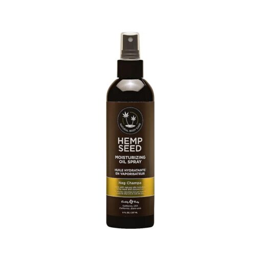 Earthly Body Hemp Seed Moisturizing Oil Spray - 8 oz - Smooth, Moisturize & Protect Skin - With Vitamin E + Hemp Seed, Coconut & Avocado Oils - Vegan, Cruelty Free