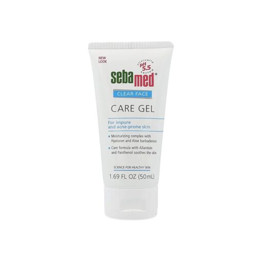 SEBAMED Clear Face Care Gel ( 50mL ) with Aloe Vera and Hyaluronic Acid for Impure and Acne Prone Skin - Made in Germany