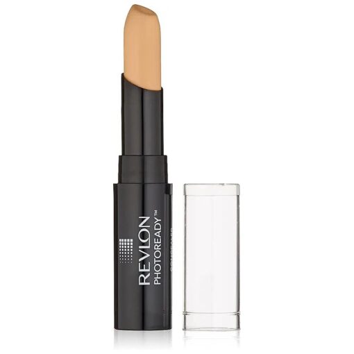 Revlon Concealer Stick, PhotoReady Face Makeup for All Skin Types, Longwear Medium- Full Coverage with Creamy Finish, Lightweight Formula, 005 Medium Deep, 0.16 Oz