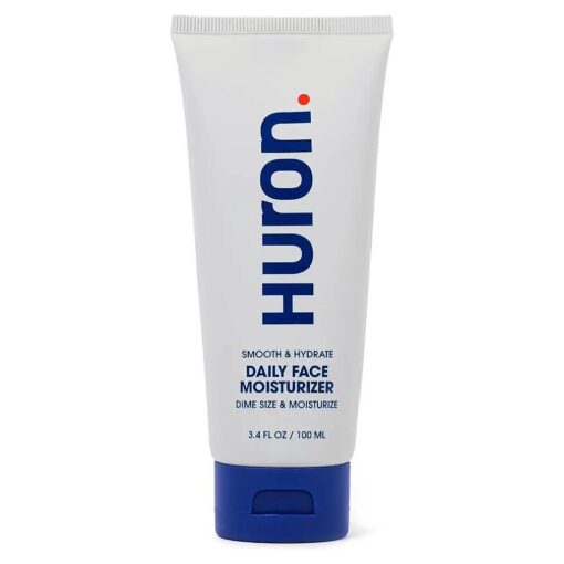 Huron Men 's Face Moisturizer - Lightweight, Soothing, Cooling Face Lotion for All-Day Lasting Hydration - Vegan, Phthalate Free, Sulfate Free, Paraben Free - 3.4 Fl Oz