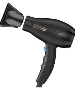 INFINITIPRO BY CONAIR Travel Hair Dryer, Mighty Mini Compact Lightweight Professional AC Motor Hair Dryer