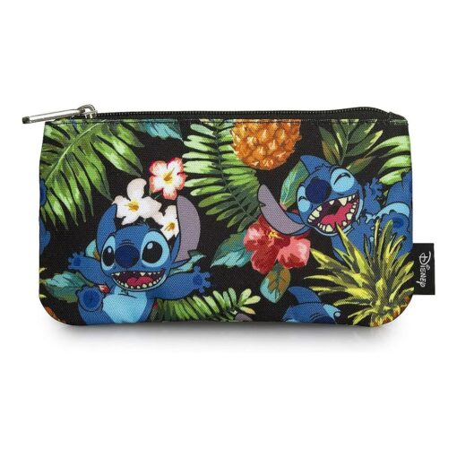 Loungefly Disney Lilo & Stitch Hawaiian Print Cosmetic Bag Pouch