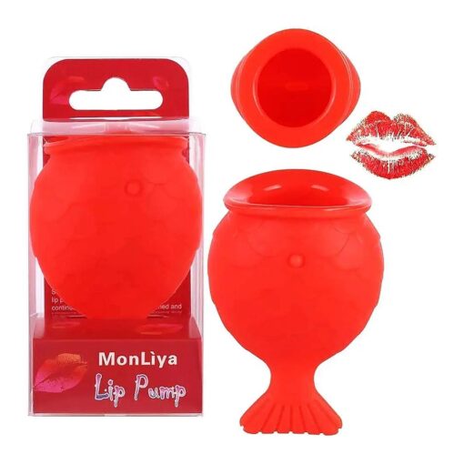 Lips Enhancer Plumper Device Lips Silicone Fish Shape Natural Pout Mouth Tool Sexy Lip Mouth