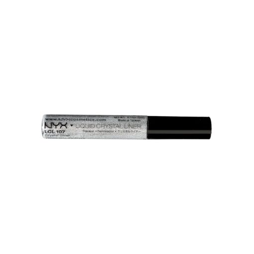 NYX Professional Makeup Liquid Crystal Liner, Crystal Silver, 0.384 Ounce