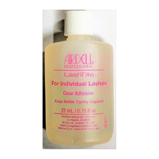 Ardell Lashtite Eyelash Adhesive Glue-Clear Individual Eyelash Adhesive Specially Formulated For Use With Duralash - Size 0.75 fl oz / 22ml