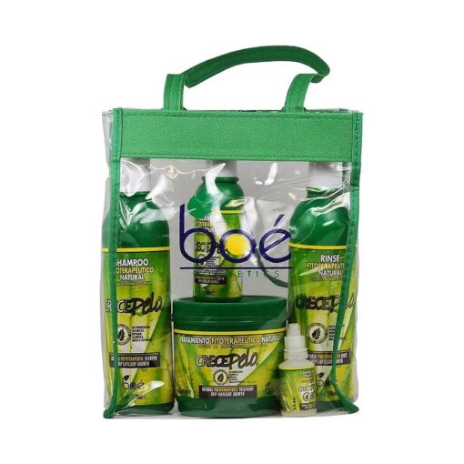 BOE Crece Pelo 5 Pack Combo Set w/ Tote Bag