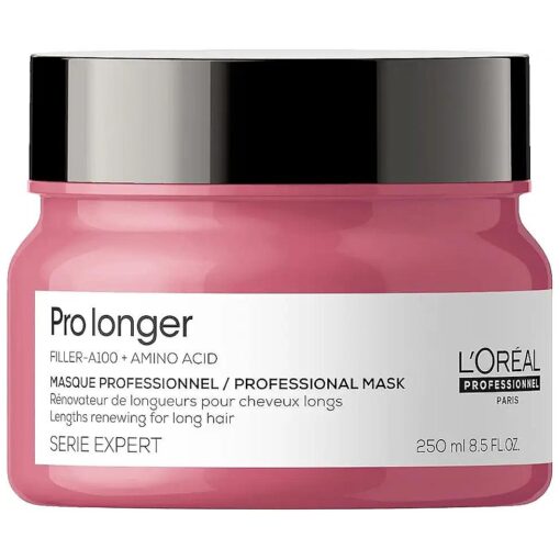 L'Oreal Professionnel Pro Longer Mask | Reduces Breakage & Appearance of Split Ends| Adds Softness & Shine | For Thin & Fine Hair Types | 8.5 Fl, Oz .