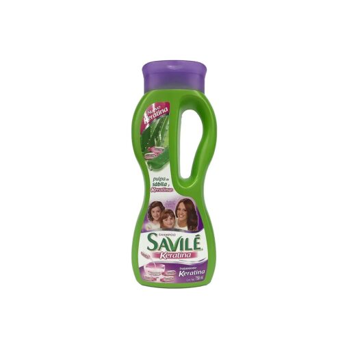 Shampoo Saville LISO Keratina ( Pulpa De Sabila Y Keratina ) 750mlper Bottle